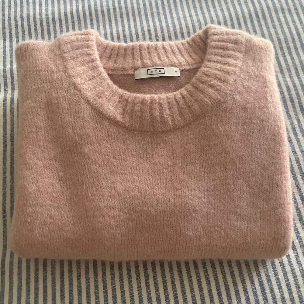AYR pale pink wool sweater